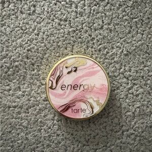 Tarte Energy Compact with Pink and Gold Swirl